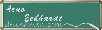 Arno Eckhardt Visitenkarte